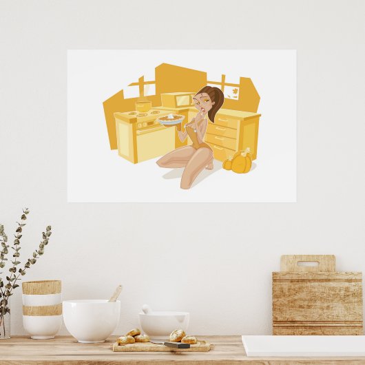 パンプキンパイ ポスター (キッチン)