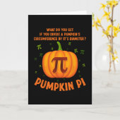 パンプキンパイ 円周率 数学教師Tシャツ 面白い ハロウィン カード (黄色い花)