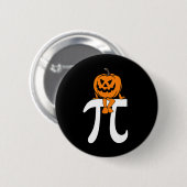 パンプキンパイ 数学 おもしろ ハロウィン 感謝祭 パイ ディ 缶バッジ (正面&裏面)