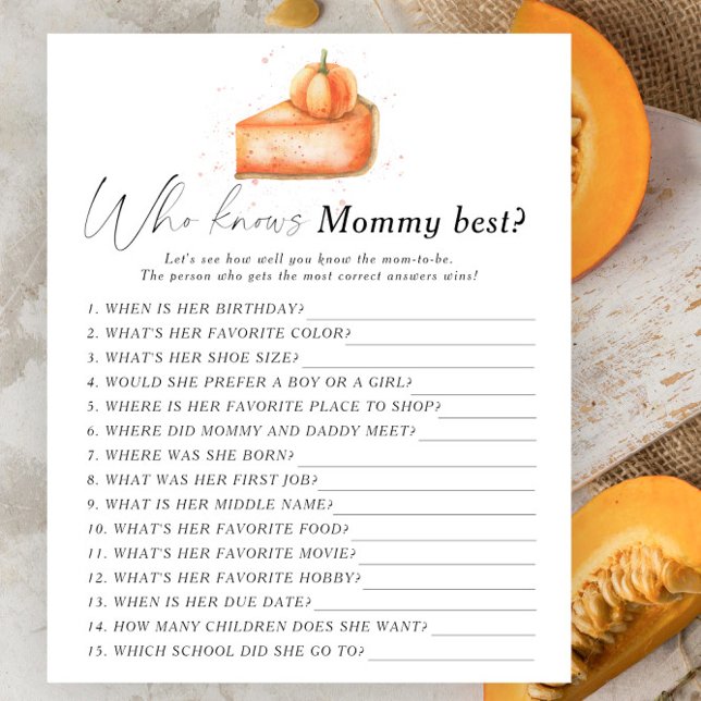 パンプキンパイ – 誰がママのゲームを知っ最高のている (クリエイターアップロード済み)