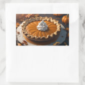 パンプキンパイ 長方形シール (バッグ)