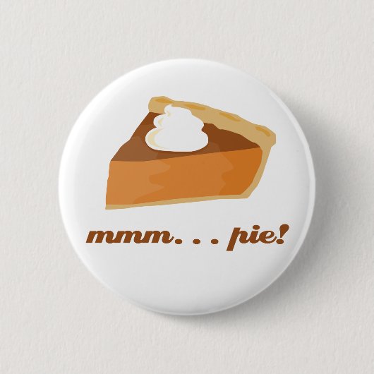 パンプキンパイ- mmm…パイ! 缶バッジ (正面)