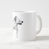 パンプキンパス旋回、耳立て ジャンボコーヒーマグカップ (正面右)
