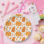 パンプキンパターンホロウィーンパーティー紙プレート ペーパープレート (パーティー)