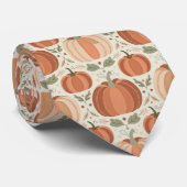 パンプキンパターンボホスタイル ネクタイ (ロール)