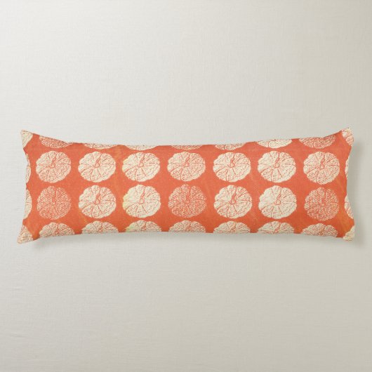 パンプキンパターン抱き枕 ボディピロー (正面)