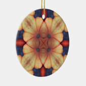 パンプキンパターン – 秋色 – 感謝祭ギフト セラミックオーナメント (右)