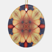 パンプキンパターン – 秋色 – 感謝祭ギフト セラミックオーナメント (左)