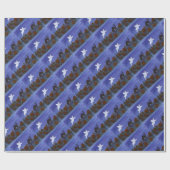 パンプキンパッチでスプックと猫 ラッピングペーパー (フラット)