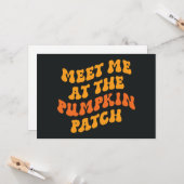 パンプキンパッチで会おう カード (正面/裏面インサイチュ)