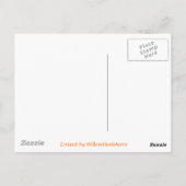 パンプキンパッチのテディベア ポストカード (裏面)