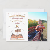 パンプキンパッチの写真付き誕生日パーティー (正面)