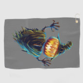 パンプキンパッチの完璧:ハロウィンゴルフタオル ゴルフタオル (横)