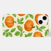 パンプキンパッチの秋のスマホケース - 可愛い落ち葉 Case-Mate iPhoneケース (裏面 (横))