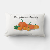 パンプキンパッチの許可をカスタマイズ ランバークッション (正面)