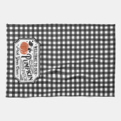 パンプキンパッチへようこそ |農家 キッチンタオル (横)