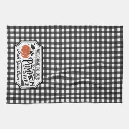 パンプキンパッチへようこそ |農家 キッチンタオル