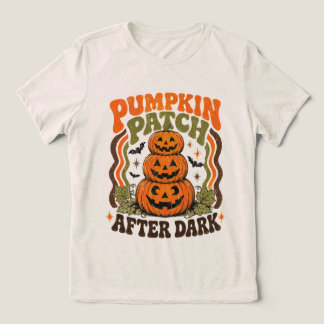 パンプキンパッチアフターダーク レトロハロウィン パンプキン S トライブレンドTシャツ