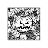 パンプキンパッチアートスタンプ ラバースタンプ (インプリント)