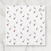 パンプキンパッチイラストレーションありがとう フェイバータグ (裏面)