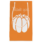 パンプキンパッチインオレンジ抱き枕 スモールペーパーバッグ (正面)