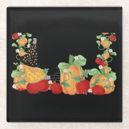 パンプキンパッチウィッチ ガラスコースター