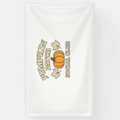 パンプキンパッチソーシャルクラブコージーオータムエステティック 横断幕 (縦)