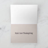 パンプキンパッチドリーマーサンクスギビングカード シーズンカード (内部)