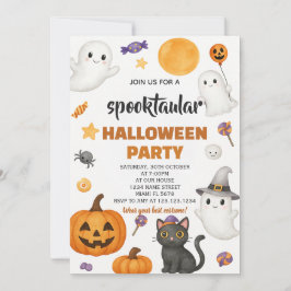 パンプキンパッチハローウィンパーティ招待状 招待状
