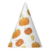 パンプキンパッチバタフライ紅葉誕生日 パーティーハット (左)