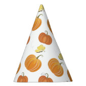 パンプキンパッチバタフライ紅葉誕生日 パーティーハット (右)