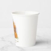 パンプキンパッチバタフライ紅葉誕生日 紙コップ (左)