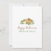 パンプキンパッチパーティの招待状 招待状 (裏面)