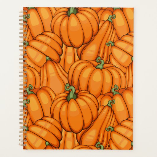 パンプキンパッチビーブスオンリー秋秋感謝祭 プランナー手帳 (正面)