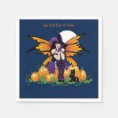 パンプキンパッチフェアリー スタンダードカクテルナプキン (正面)