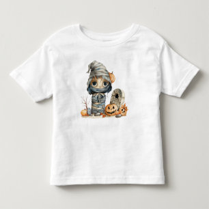 パンプキンパッチミイラ – Halloween Whimsy in Wrap トドラーTシャツ