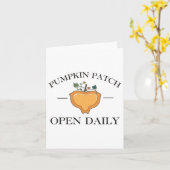 パンプキンパッチメピレックスハロウィン巻気にきナースA カード (黄色い花)