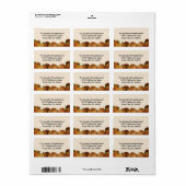 パンプキンパッチ住所 シール (フルシート)