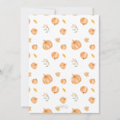 パンプキンパッチ古いトラック誕生日パーティー任意の年齢 招待状 (裏面)