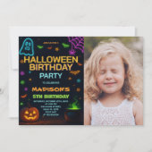 パンプキンパッチ子供の誕生日招待状 招待状 (正面)