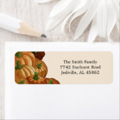 パンプキンパッチ差出人住所ラベル ラベル (インサイチュ)