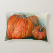 パンプキンパッチ秋トリオパステルアート アクセントクッション (裏面)