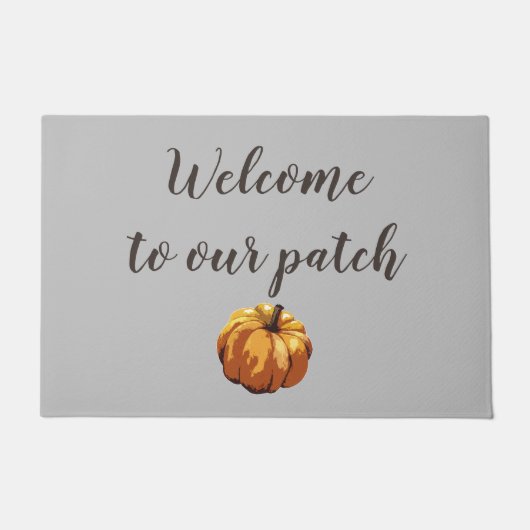 パンプキンパッチ秋ハロウィーン ドアマット (正面)