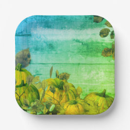 パンプキンパッチ紙プレート ペーパープレート