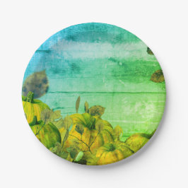 パンプキンパッチ紙プレート ペーパープレート