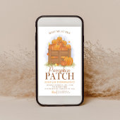 パンプキンパッチ蝶秋誕生日招待状 招待状