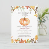 パンプキンパッチ誕生日 招待状 (スタンド正面)