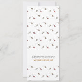 パンプキンパッチ誕生日 招待状 (裏面)