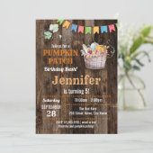 パンプキンパッチ誕生日Bash 招待状 (スタンド正面)