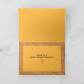 パンプキンパッチ&ビッグパンプキンサンクスギビング カード (内部)